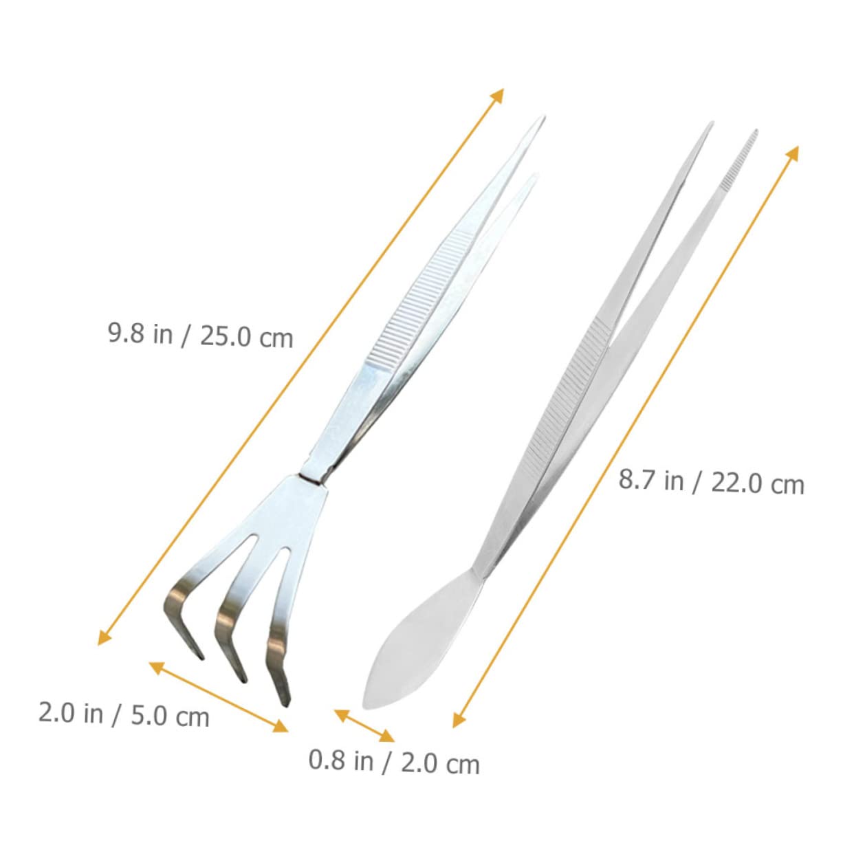 BCOATH Terrarium Tools Bonsai Tweezers Long Plant Tweezers for Garden Bonsai Planting Tools