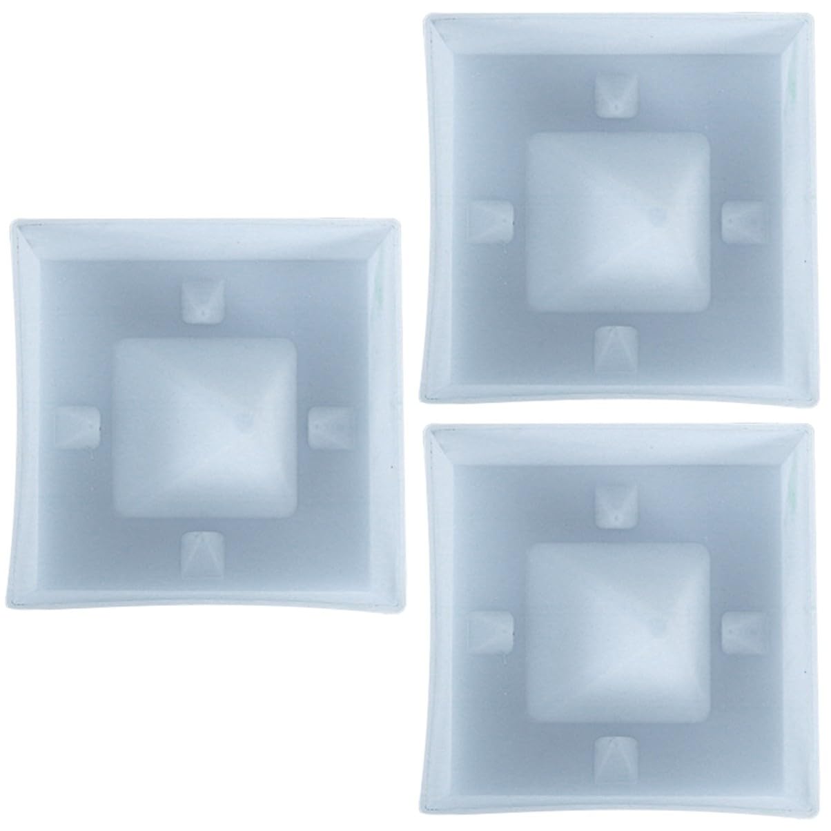 3 Pezzi Stampo in Silicone per Fai da Te Mould per Decorazioni Creative Flessibile e Riutilizzabile Facil Pulire Sformare per Artigianato e Regali Personalizzati