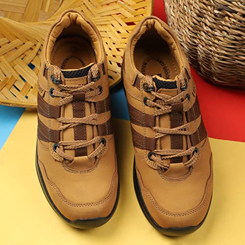 Image of Red Chief Casual Derby Shoes for Men Tan | RC1976