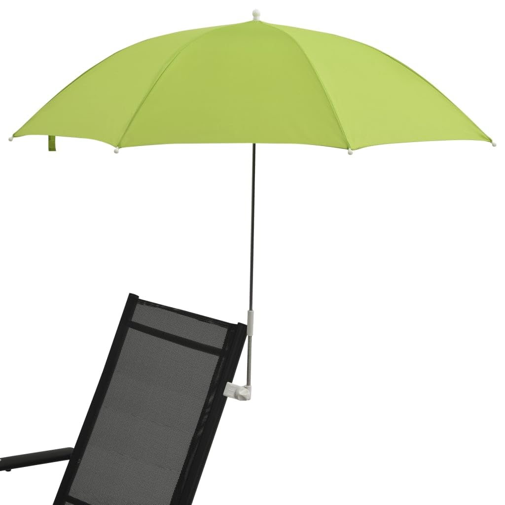 Parasole na krzesło kempingowe 2 szt. zielone 105 cm