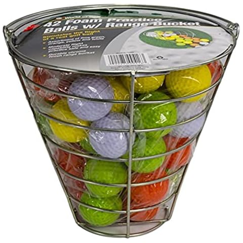 Jef World of Golf Foam Practice Balls (42 Multi-Colored Balls) Cover