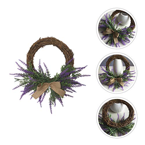 Coroa De Casamento Grinalda De Videira Rattan Guirlanda De Porta De Vime Floral De Seda Coroa De Flo