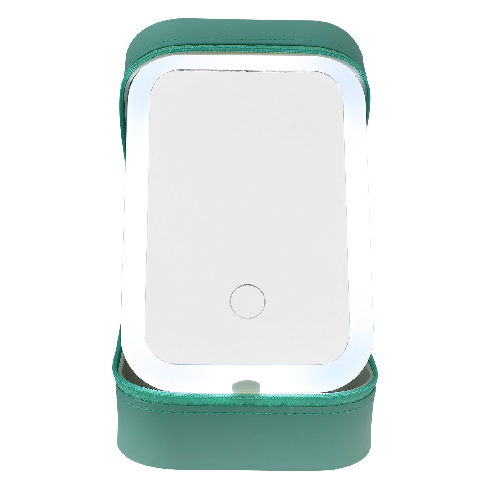 Neceser de Viaje para Mujer con Espejo Led, Compartimentos y Cremallera
