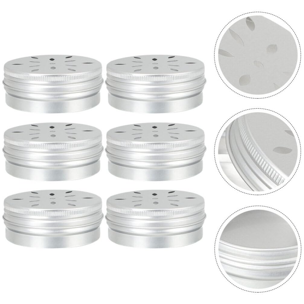 NOLITOY 6pcs Dog Scent Training Containers Tins with Lids for Nose Work Odor Training Cases for Dog Agility Equipment Portable and Sturdy Scent Tool for Relief