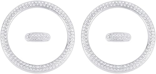 1797 Accesorios para Mercedes Benz Bling CLA GLA GLB A Class Car Back Seat AC Air Vent Covers H247 X247 C118 W177 Crystal Silver 4 piezas por juego