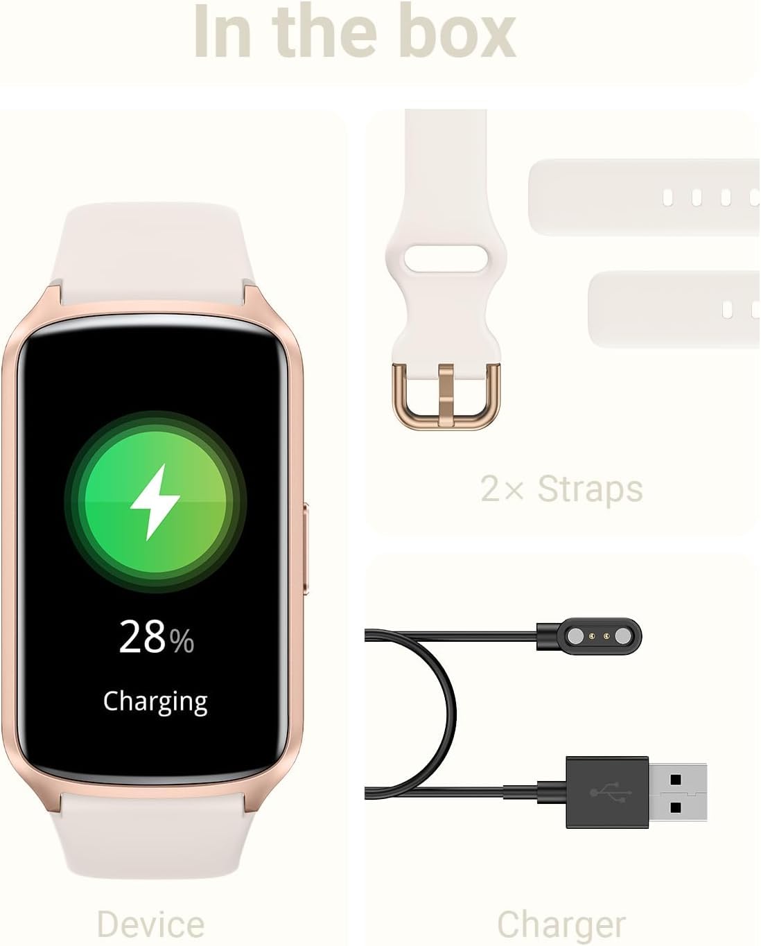 Fitness Tracker Damen Herren, 5ATM Wasserdicht, 7 Tage Akkulaufzeit, 20+ Trainingsmodi, SpO2, Schlafüberwachung, Herzfrequenzmessung