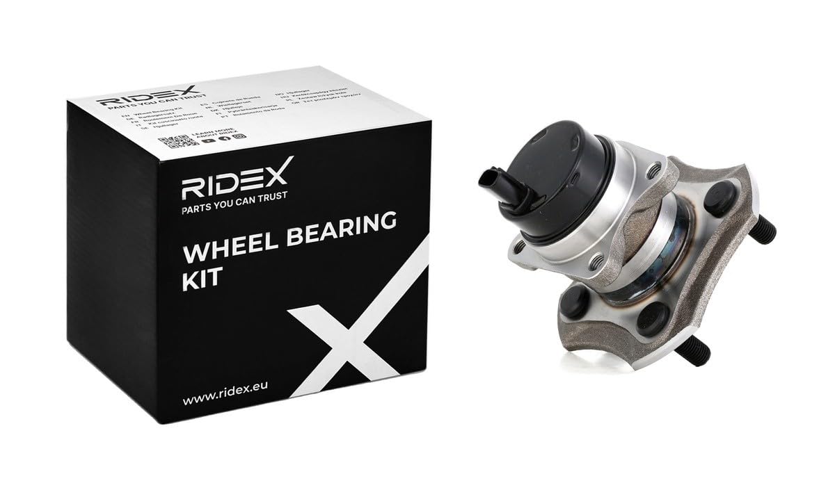 RIDEX 654W0050 Kit cuscinetto ruota Posteriore con sensore ABS integrato Compatibilità con TOYOTA Yaris Hatchback P1
