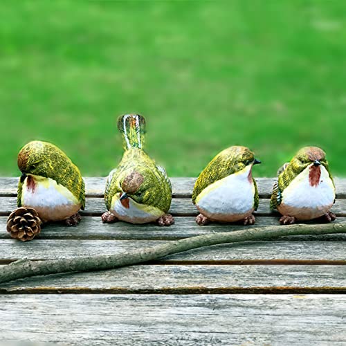 オブジェ B 置物 おしゃれ オーナメント リビング 屋外 玄関 ベランダ リビング 北欧 ナチュラル 癒しグッズ 雑貨 アニマル雑貨 グリーン 鳥 動物 グッズ インテリア プレゼント ギフト ガーデンオーナメント 鳥グッズ アウトドア 記念品 贈り物のサムネイル