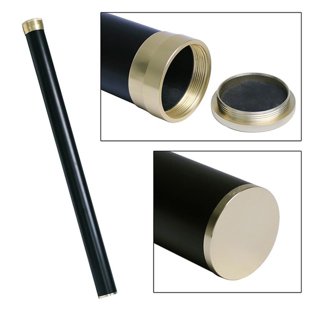 77 cm/85 cm wędka muchowa z włókna węglowego rura walizka podróżna z aluminiową osłoną