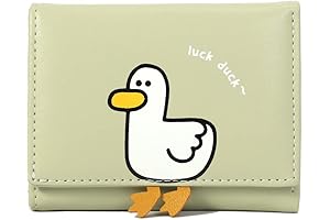 Girls Cute Miffy 3D Duck Mini Folding Wallet