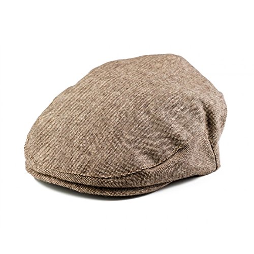 Born to Love - Baby Boy's Hat Tan and Brown Driver Cap