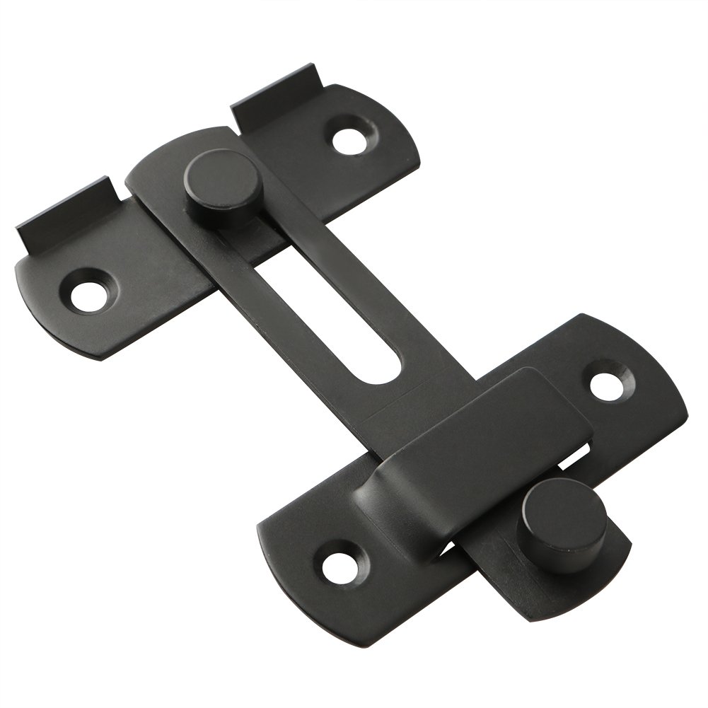 Buy Alise MK001 Stainless Steel Gate Latches Flip Latch Safety Door Bolt Latch Lock,Matte Black