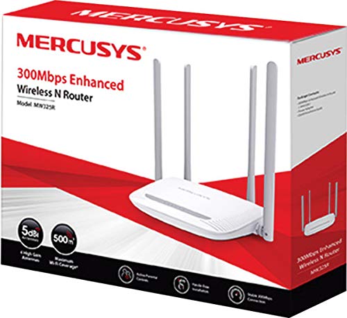 Roteador Wireless Mercusys N, 300mbps glide