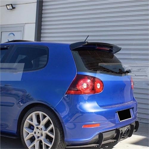 alerón Trasero Alerón Trasero Techo Estilo Osir para VW para Golf 5 MK5 GTI R32 2004 2005 2006 2007 2008 2009 Color Negro Brillante O Aspecto Fibra Carbono.(Unpainted)