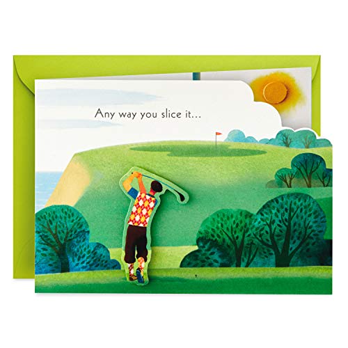 Hallmark Paper Wonder Pop Up Birthday Card (Golf) (499RZW1057)