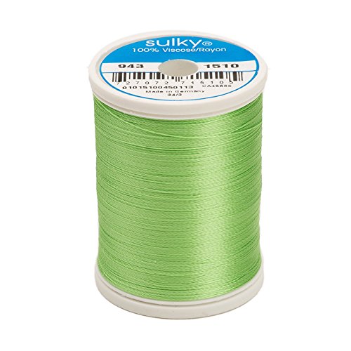 Hilo de rayón Sulky 850 yd color lima miniatura 1