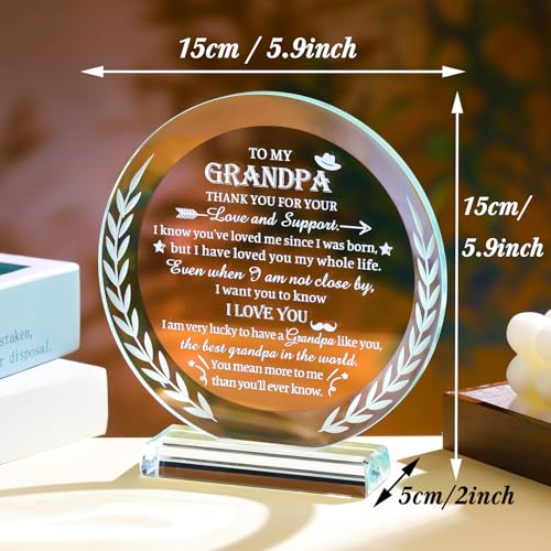 Movdykagiftsforgrandpagrandpabirthdaycrystalengravedkeepsakesbestgrandpaevergiftsfromgranddaughtergrandsonfathersdaythanksgivinggrandparentsdaygiftsgrandfather Urban Country Home Decor Movdyka gifts for grandpa grandpa birthday crystal engraved keepsakes best grandpa ever gifts from granddaughter grandson fathers day thanksgiving grandparents day gifts grandfather urban country home decor