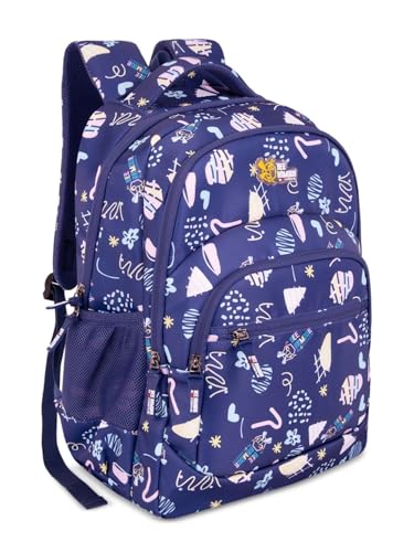 Image of Zilo Sweet Treats 34L School Backpack - Ice Cream & Candy Fun Edition for Kids (Girls & Boys)