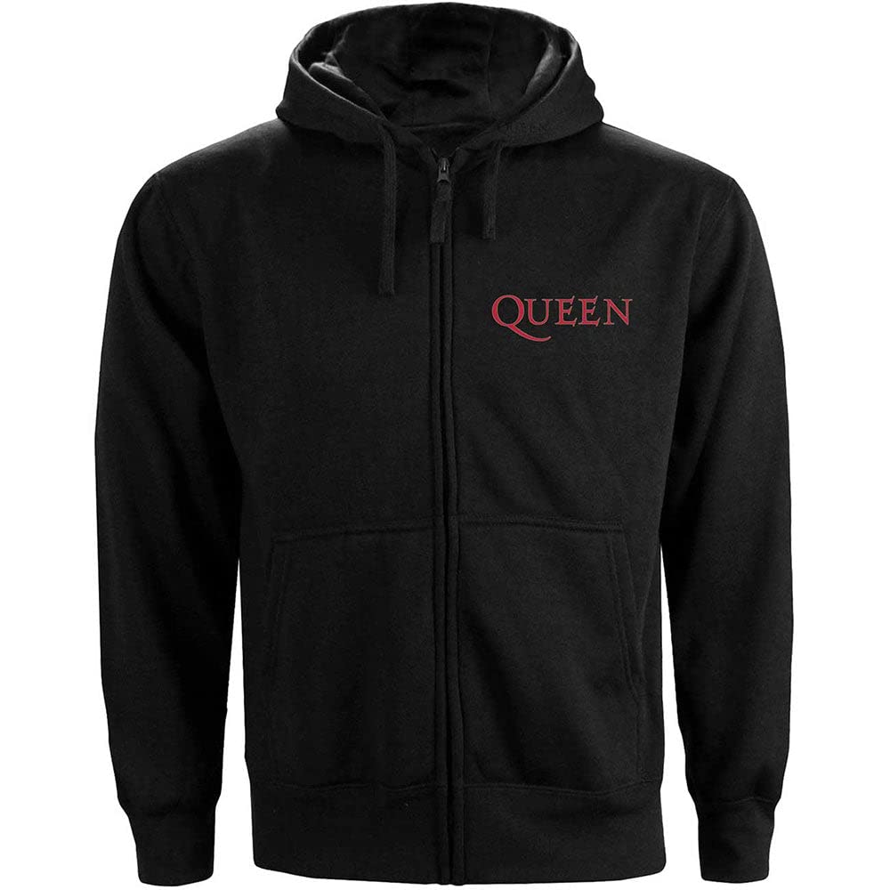 Paradiso Clothing Unisex Black Queen Classic Crest Hoodie - M