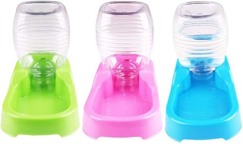 Miniatura 8 de POPETPOP Comedero automático para mascotas, plástico, adecuado para gatos y perros, múltiples mascotas