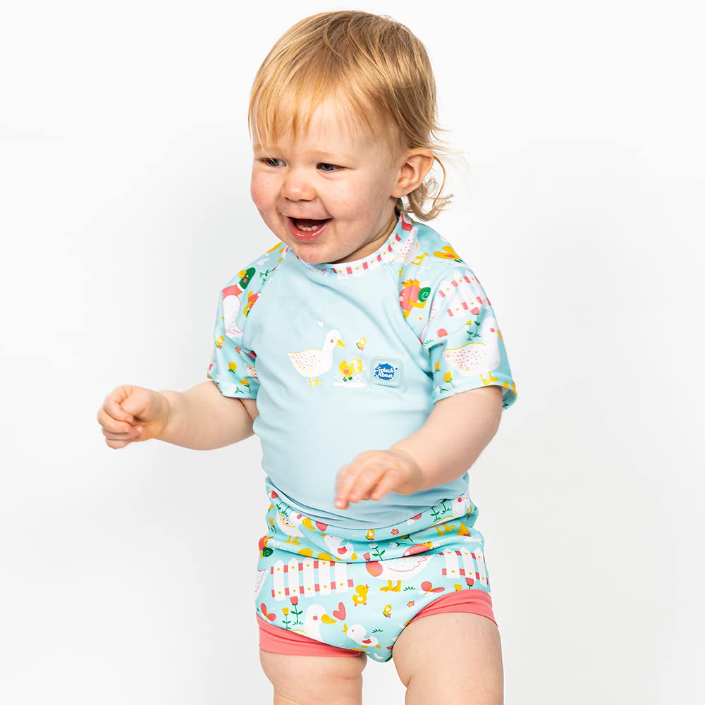 Splash About Combinaison Solaire avec Happy Nappy Couche de Bain Incorporée Combinaison