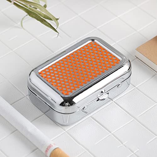 Image of 1PC Mini Compact Portable Ashtray, Stainless Steel Table-top Ash Tray, Creative Fashion Personality Small Car Ashtrays with Lid for Outdoor Travelling Camping