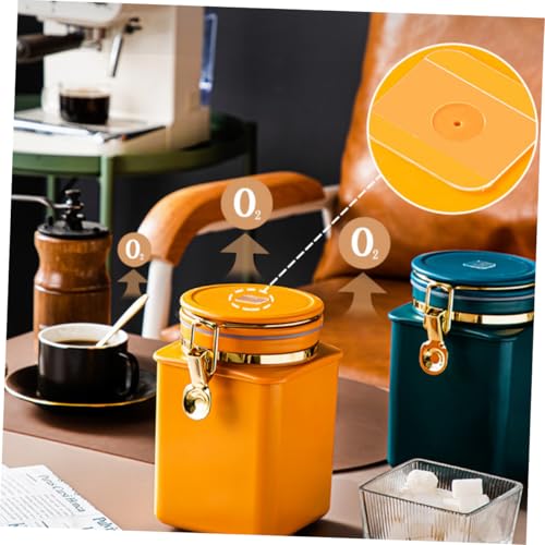 Frasco hermético para café Hemobllo naranja miniatura 4