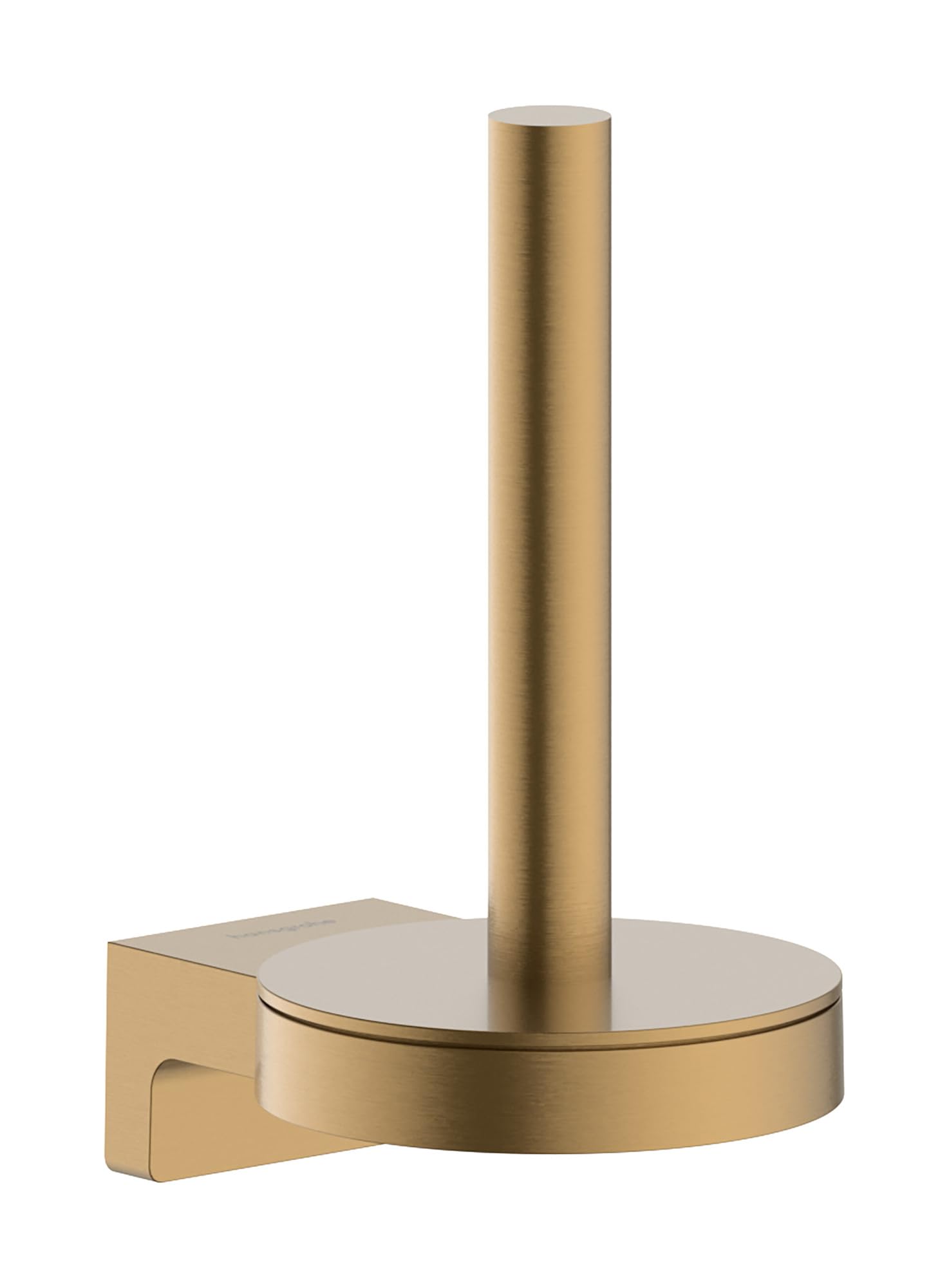 hansgrohe AddStoris S - portarrollos de Repuesto, portarollos de Papel higiénico para Montaje en Pared, fijación Oculta, Accesorios de baño, Bronze Cepillado, 41786140