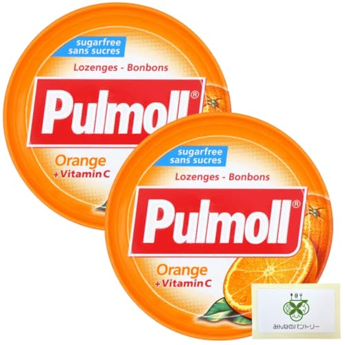プルモール Pulmoll オレンジ 【2個セット】 キャンディ ドイツ のど飴 喉飴 みかん リコリス はちみつ メントール ノンシュガー /みんなのパントリーセット