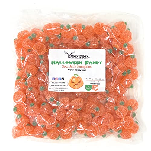 Caramelos de gelatina ácida en forma de calabaza 2 lbs miniatura 1