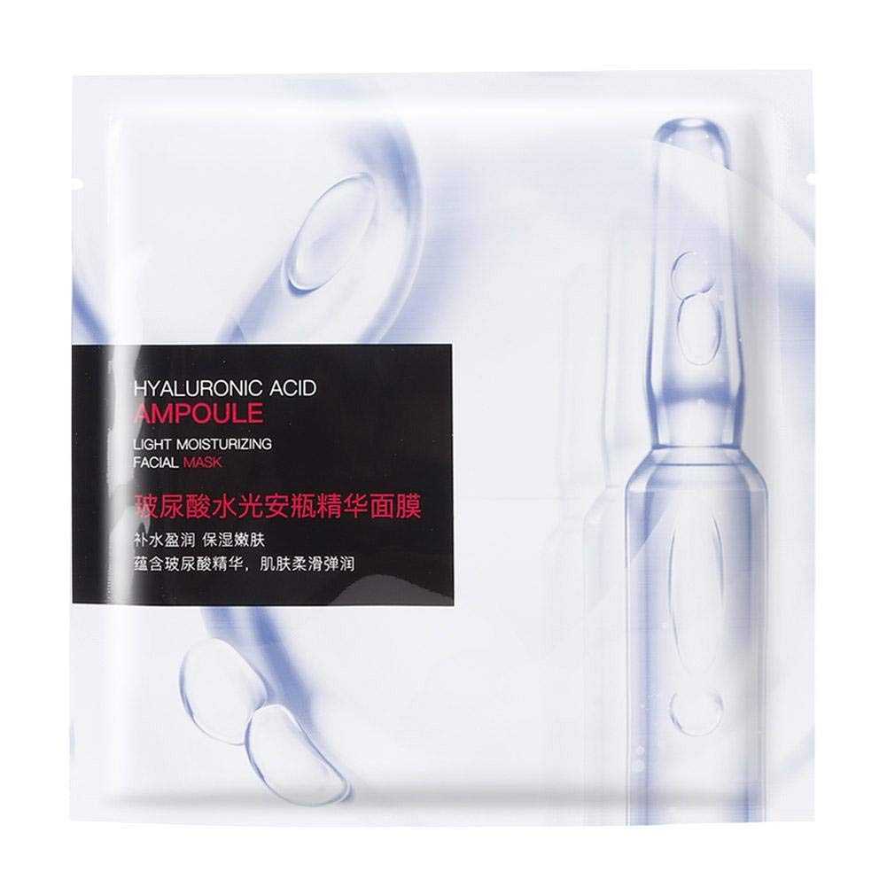 10pcs / caja de peso ligero Máscara facial hidratante conveniente, mascarilla, para hidratación hidratante instantánea