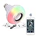 Produktbild Kobwa Bluetooth Musik Glühbirne, E27 Sockel RGB Multicolor Farbwechsel LED Smart Leuchtmittel Lautsprecher mit 24 Schlüssel Fernbedienung