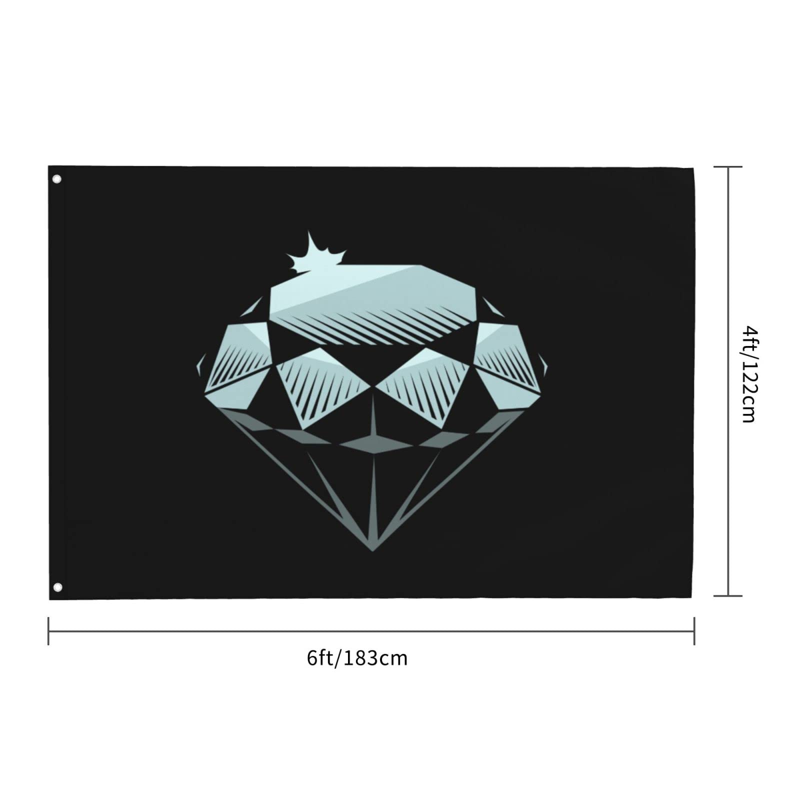 Amazon.com : Durable Diamond Flags for Outside 4x6 Ft Banner Heavy