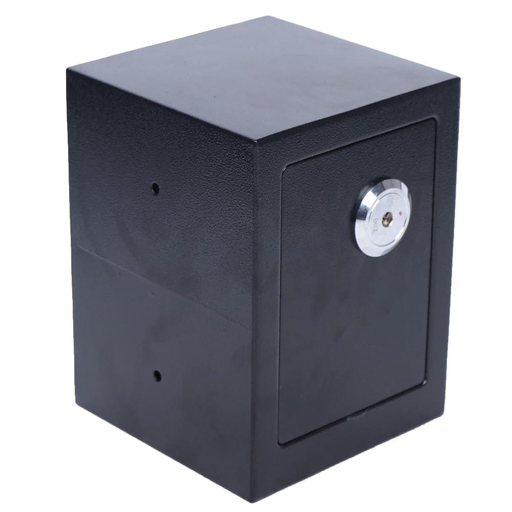 Caja fuerte para el hogar, caja fuerte de muebles, caja fuerte ignífuga, caja fuerte para llaves, acero al carbono, caja fuerte de pared, Trezor, 4,6 l, 23 x 17 x 17 cm