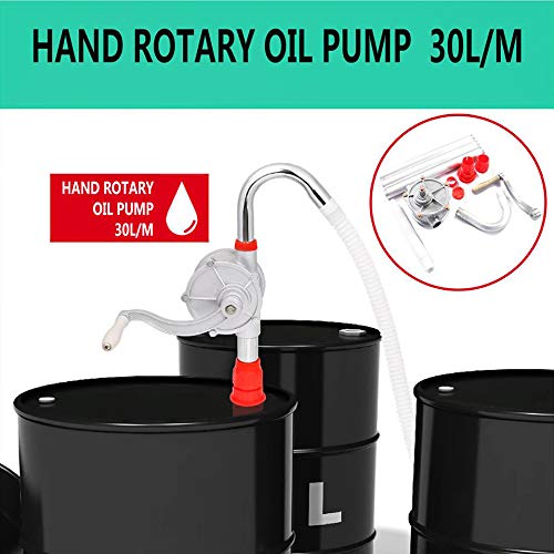 Buy Heavy Drum Rotary Manual Hand Pump Diesel Fuel Oil Transfer Tool