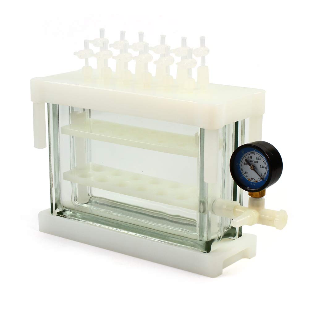 Solid Phase Extraction Device, 12 Position Solid Phase Extraction Vacuum SPE Manifold Solid Phase Extraction Kit for Laboratory Use