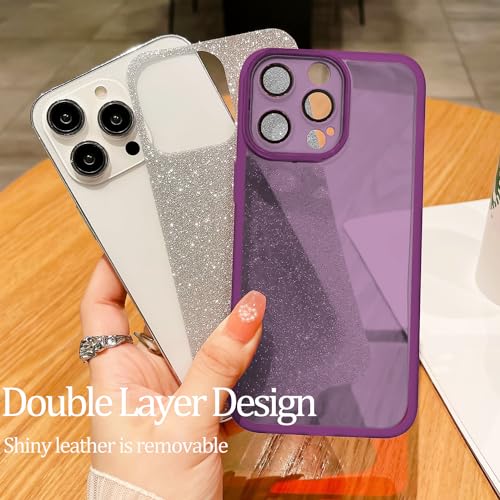 Coque paillettes Honor Magic 6 Lite violette pour illuminer vos soirées et sorties