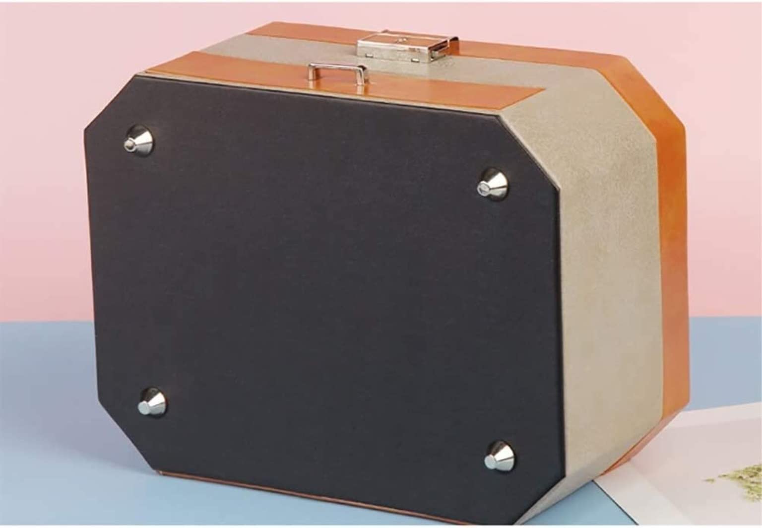LLXYWJ Caja de joyería Expositor Caja de joyería Cajón Caja de joyería Organizador Collar Anillo Pendientes Caja de Almacenamiento de joyería Organizador de joyería para niñas