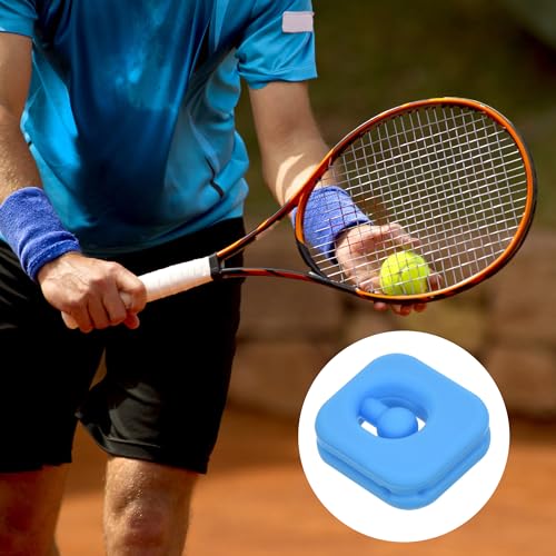 M METERXITY 4 Pack Tennis Vibration Dampener, Square Shock Absorber, Silicone Racket String Damping - Image 2