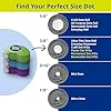 Glue Dots Dot N' Go Glue Dot Dispenser Project Pack with 200 Permanent, Poster, and Removable Double-Sided Adhesive Craft Dots Each, 3/8-Inch #3