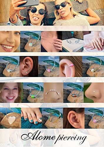 Created White Opal Womens Ring 925 Sterling Silver | Leaf Opal Band Stacking Ring Adjustable One Size | Jewelry Gift Box Lovely Packaging Free Cleaner Cloth