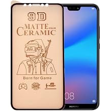 Bzontech Huawei P20 Lite ile Uyumlu Ekran Koruyucu 9D Mat Seramik Nano