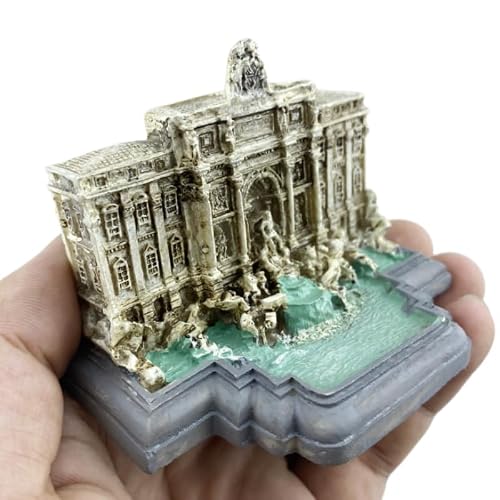 Miniatura 4 de Fontana De Trevi, Roma, Italia, Resina, Artesanía, Recuerdos, Escritorio, Coleccionable, Adorno De Mesa, Edificios, Decoración Del Hogar, Accesorios De Regalo