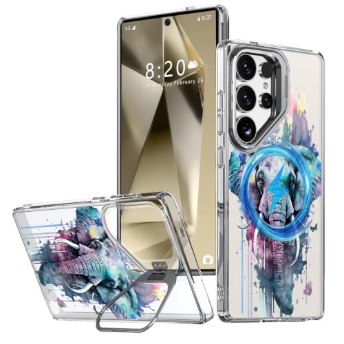 Coque S24 Ultra mince solide avec support mains libres