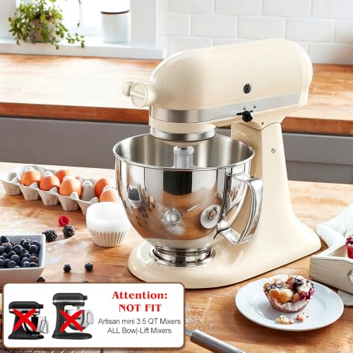 5QT Stainless Steel Mixing Bowl with Handle for KitchenAid Stand Mixer - image 3