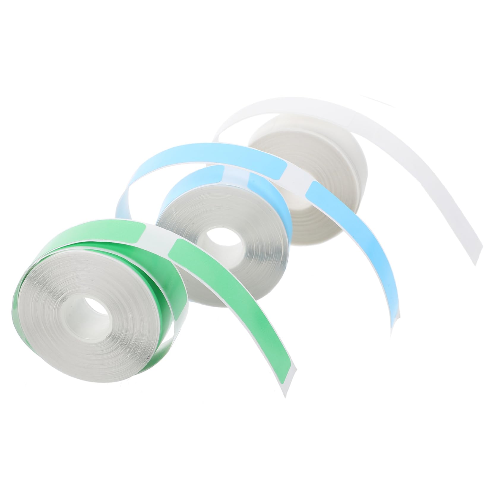Angoily 2 Set Etichette Termiche Adesive Trasparenti Per Stampanti Verde Adatte Per Etichettatrice Resistente Allacqua Riusabile 3 * 2