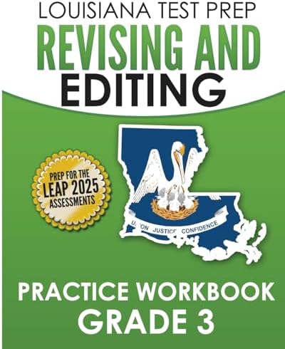Buy Louisiana Test Prep Revising and Editing Practice Workbook Grade 3 ...