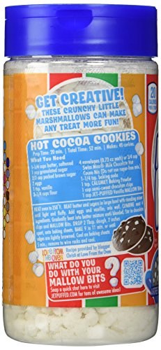 Kraft Jet-puffed Mallow Bits Vanilla Flavor Marshmallows, 3 OZ Bottles (Pack Of 3)