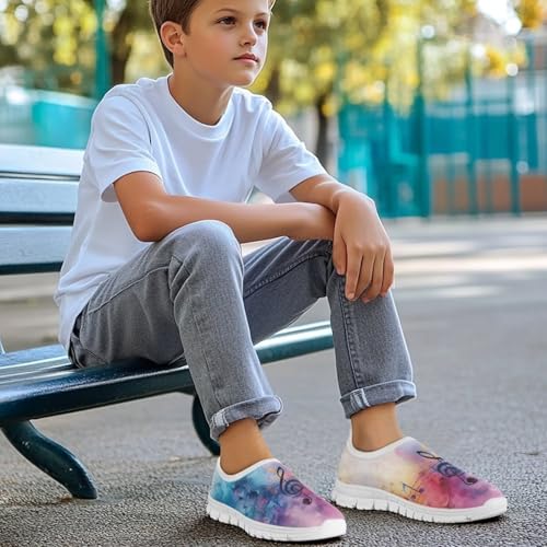 Boys Slip On Sneakers Little Kid Big Kid Cool Gym Tennis Athletic Shoes2