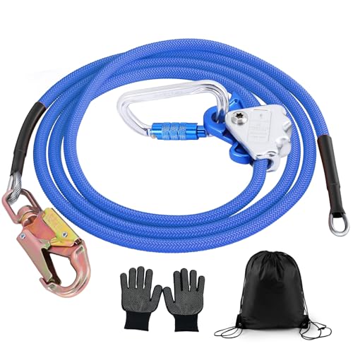 Anti-chute pour arboriculteurs : Flip Line Kits avec noyau de câble en acier réglable